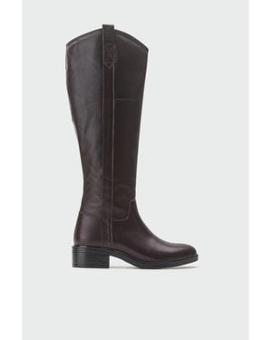 Forever & Always Shoes Acro Leather Boot () - White