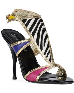 Jeffrey Campbell Kaleido-f T-starp High Heel Dress Sandals - Black