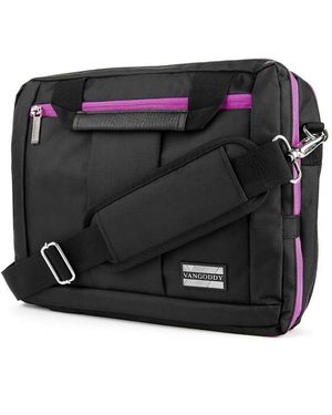 Vangoddy El Prado Laptop Messenger Bag Fit Up To 14 To 15.6 - Black