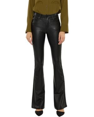 Kancan Kiwi Mid Rise Flare Pants - Black