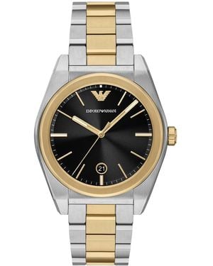 Emporio Armani Three-hand Stainless Steel Watch - Metallic