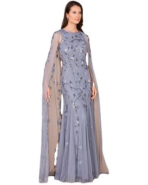 Lara Mermaid Beaded Dress - Purple