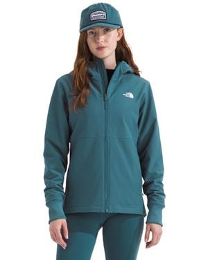 The North Face Shelbe Raschel Zip-front Fleece-lined Hoodie Jacket - Blue