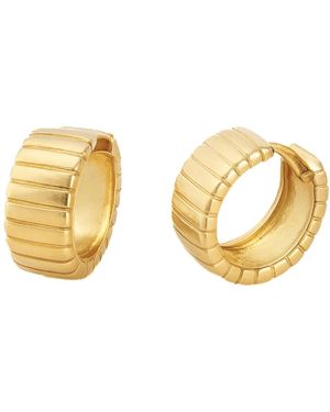 Lola Ade Sculptura -tone Cuff Hoop Earrings - Metallic