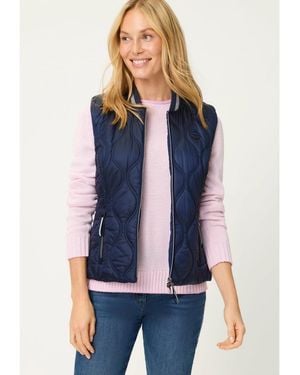 Olsen Quilted Vest - Blue