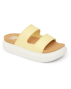 Reef Cushion Bondi 2 Bar Open Toe Sandals - Metallic