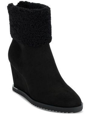 DKNY Powell Wedge Booties - Black