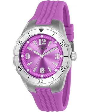 INVICTA WATCH Angel Quartz Hand Dial Watch - Purple