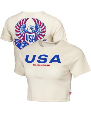 Outerstuff Usa Fifa World Cup 2026 Elote Squad Cropped T-shirt - White