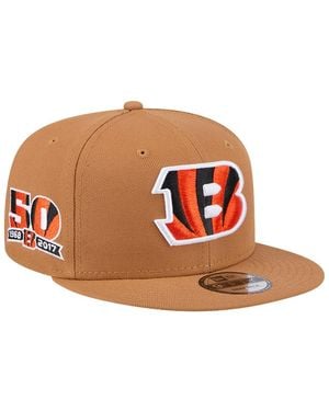 KTZ Cincinnati Bengals Color Pack 9fifty Snapback Hat - Brown