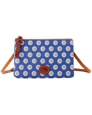 Dooney & Bourke Dooney Bourke Chicago Cubs Top Zip Crossbody Purse - Blue