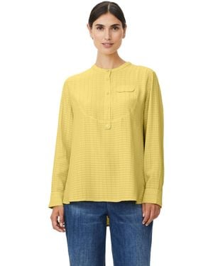 Masai Drystan Long Sleeve Crew Neck Blouse - Yellow