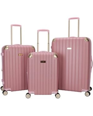 Jessica Simpson Sag Harbor 3-pc. Hardside Spinner luggage Set - Pink