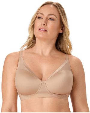 Bali Flawless Fit Wireless Moisture-wicking Foam Cups Convertible T-shirt Bra - Natural