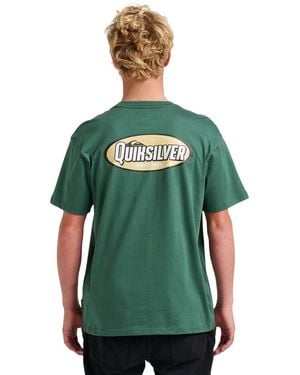 Quiksilver Cresent Speed Short Sleeve T-shirt - Green