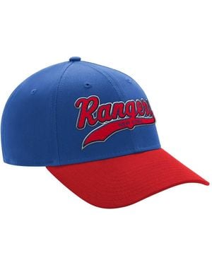 Starter Blue/red New York Rangers Two-tone Tailsweep Mascot Adjustable Hat