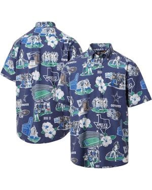 Reyn Spooner Dallas Cowboys Scenic Button-down Shirt - Blue