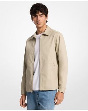 Michael Kors Bedford Zip-up Jacket - Natural