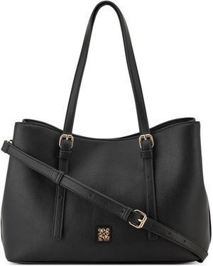 Nine West Anders Large Carryall Tote Bag - Black