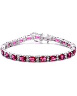 Genevive Jewelry Sterling Silver - Red