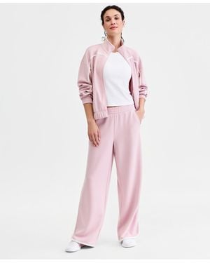ID Ideology Butter Soft Open Hem Pants - Pink
