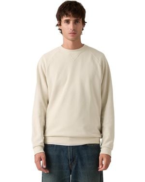 Levi's Relaxed-fit Crewneck Sweatshirt - Natural