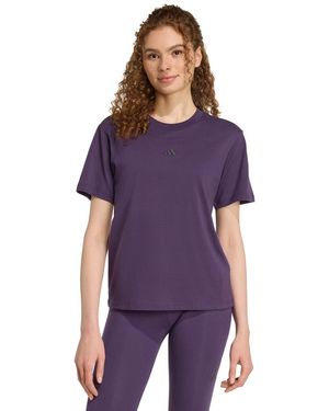 adidas Short Sleeve Top - Purple