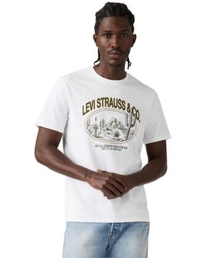 Levi's ' Graphic Logo Detail T-shirt - White