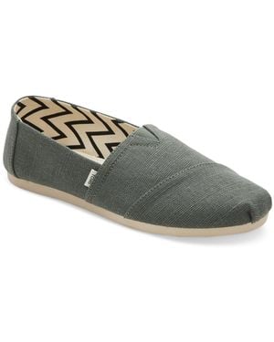 TOMS Alpargata Heritage Slip-on Flats - Green