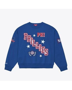 Mitchell & Ness Philadelphia Phillies Pep Rally Sweatshirt - Blue
