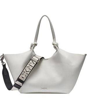 DKNY Paula Snap Extra-large Tote Bag - Gray