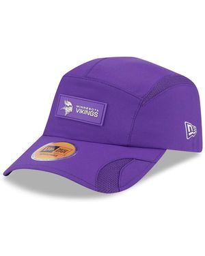 KTZ Minnesota Vikings 2025 Sideline Runner Adjustable Hat - Purple