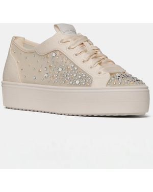 Kate Spade Sam Icon Lace-up Platform Sneakers - Natural