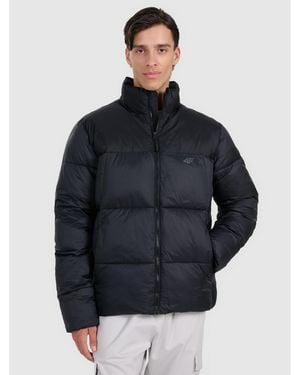 4F Down Jacket With Synthetic Filling - Blue
