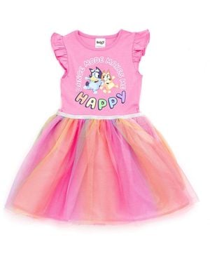 Bluey Girls Bingo Dress To - Pink