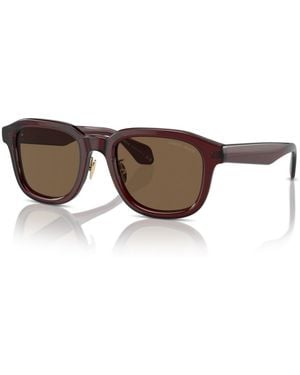 Giorgio Armani Square Sunglasses - Brown