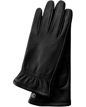 KESSLER `s Premium Lamb Leather Touchscreen Gloves "sadie" - Black