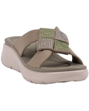Gc Shoes Embellished Round Toe Sandals - Gray