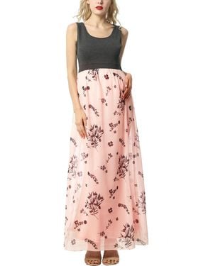 Kimi + Kai Kimi + Kai Maternity Floral Print Maxi Dress - Pink