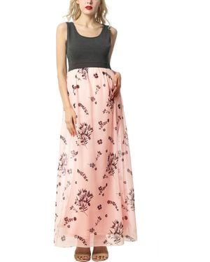 Kimi + Kai Kimi + Kai Maternity Floral Print Maxi Dress - Pink