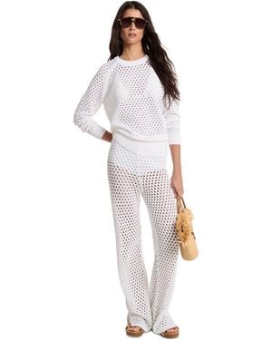 Michael Kors Flared Sweater Pants - White
