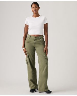 Levi's Superlow Loose Cargo Jeans - Natural