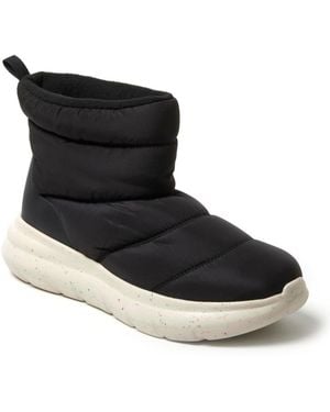 Dearfoams Texoma Bootie With Regnr8 - Black