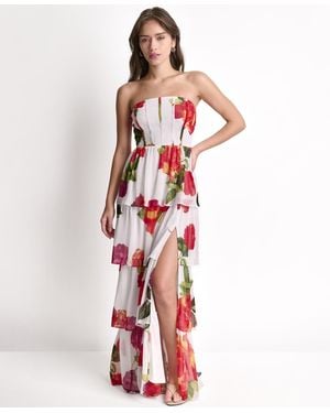 knee length dresses for ladies Verlaine White Linen Blend Maxi Dress - US 14