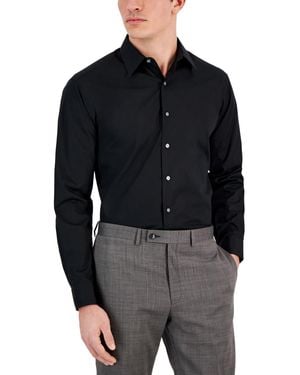 Club Room Regular-fit Dress Shirt - Black