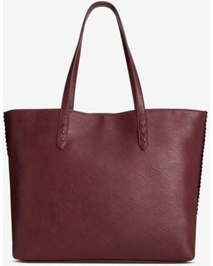 Style & Co. Braided-edge East West Large Tote - Red