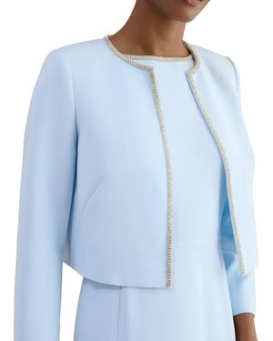 Hobbs Beatrix Embellished Jacket - Blue