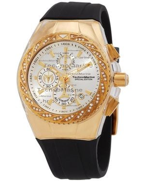 TechnoMarine Tm-117002 Cruise Glitz Quartz Dial Watch - Black