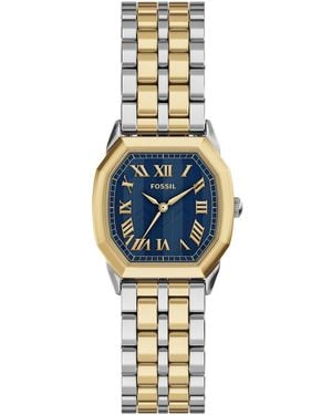 Fossil Harlow Three-hand Two-tone Stainless Steel Watch - Metallic
