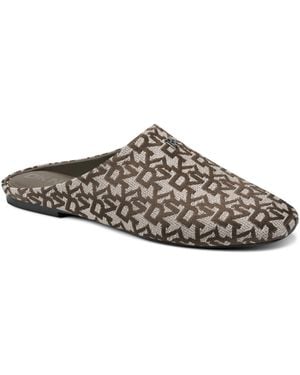 DKNY Delmar Slip-on Mule Flats - Brown